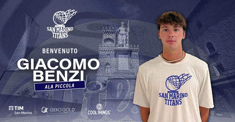 GIACOMO BENZI AI TITANS