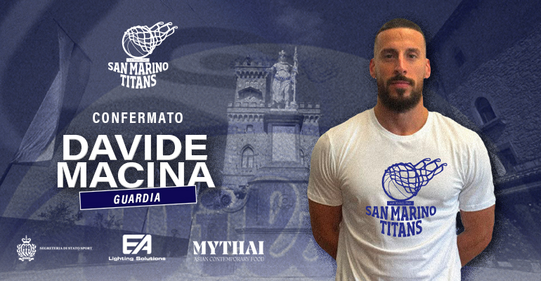 DAVIDE MACINA ANCORA CON NOI
