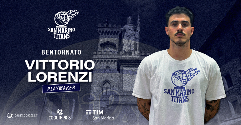 VITTORIO LORENZI TORNA IN MAGLIA TITANS