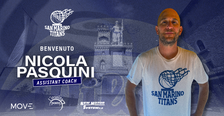 IL NUOVO VICEALLENATORE È NICOLA PASQUINI
